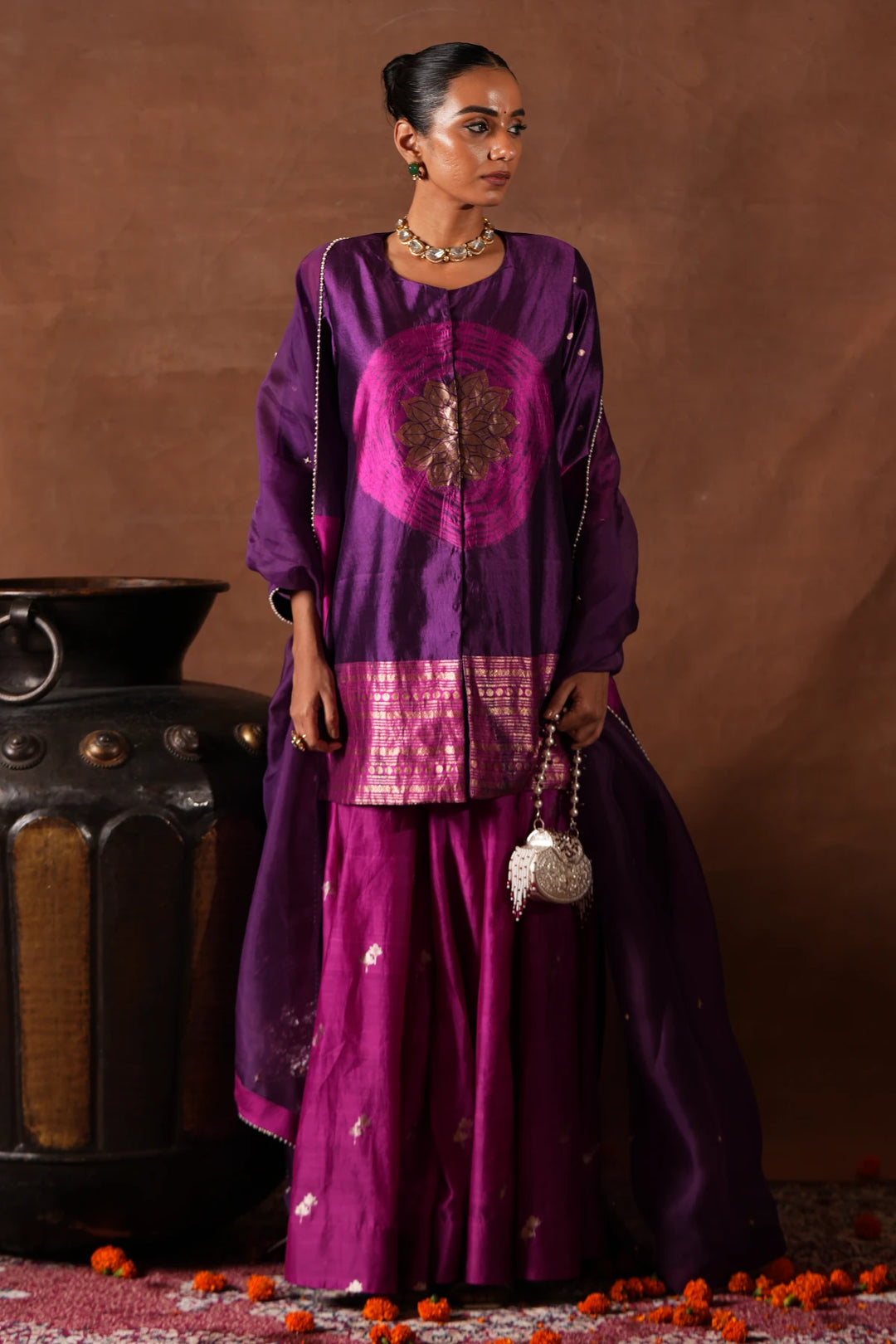 Shibori Kurta Set