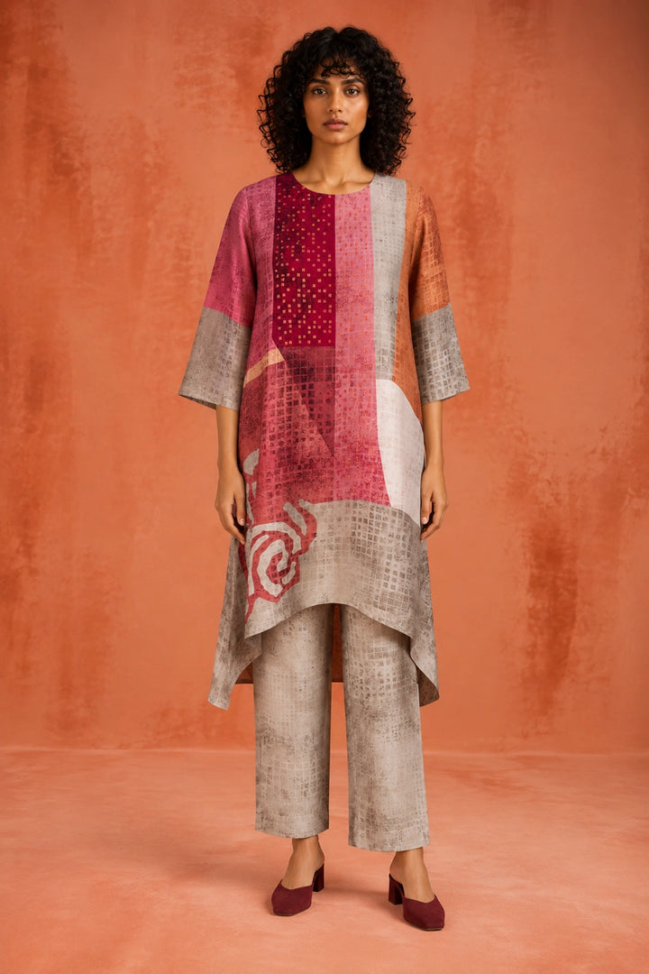 Kaleido Flared Kurta Set