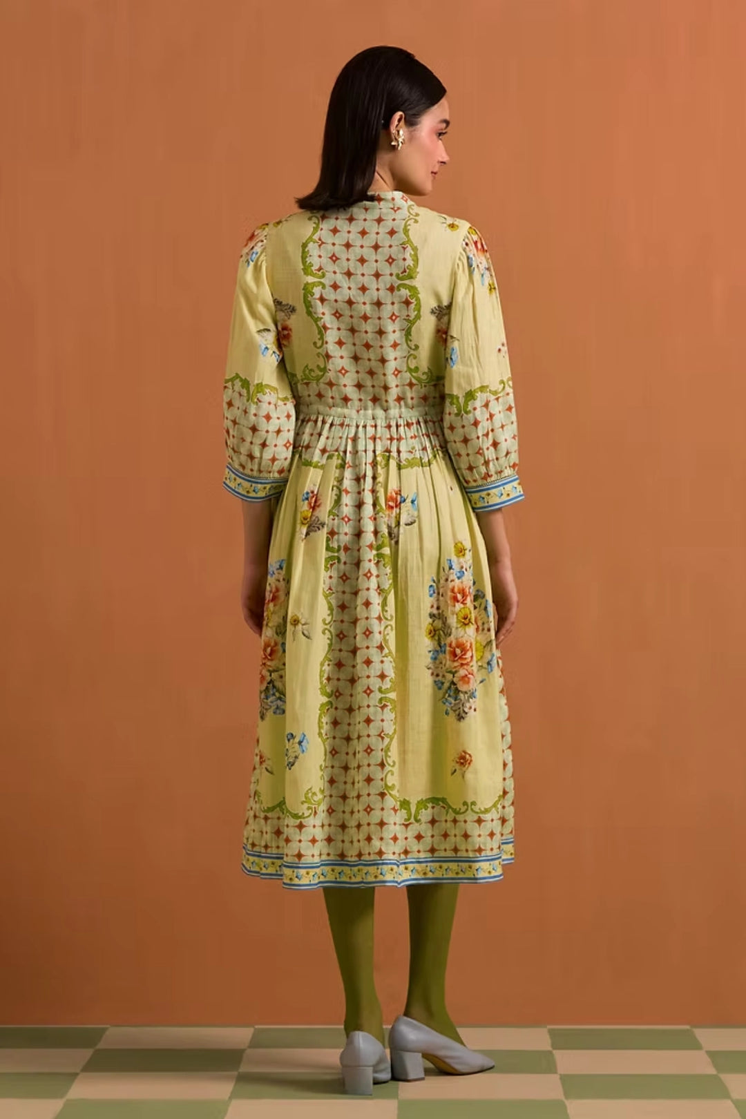 Verdant String Dress- Fun yellow