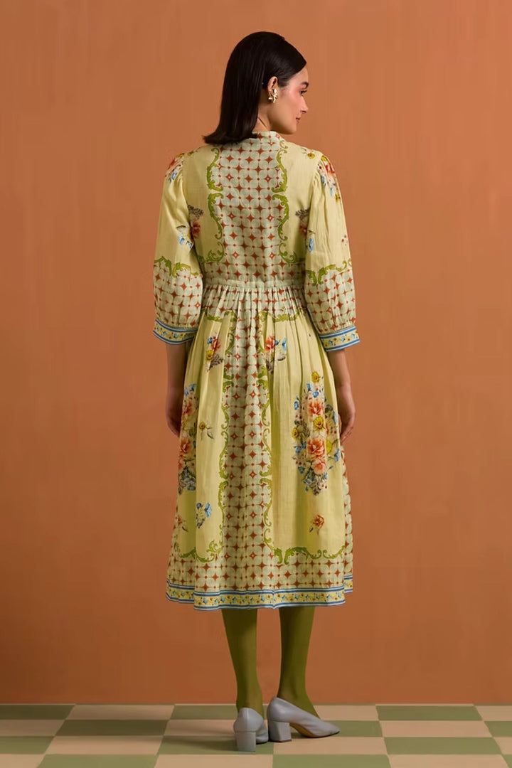 Verdant String Dress- Fun yellow