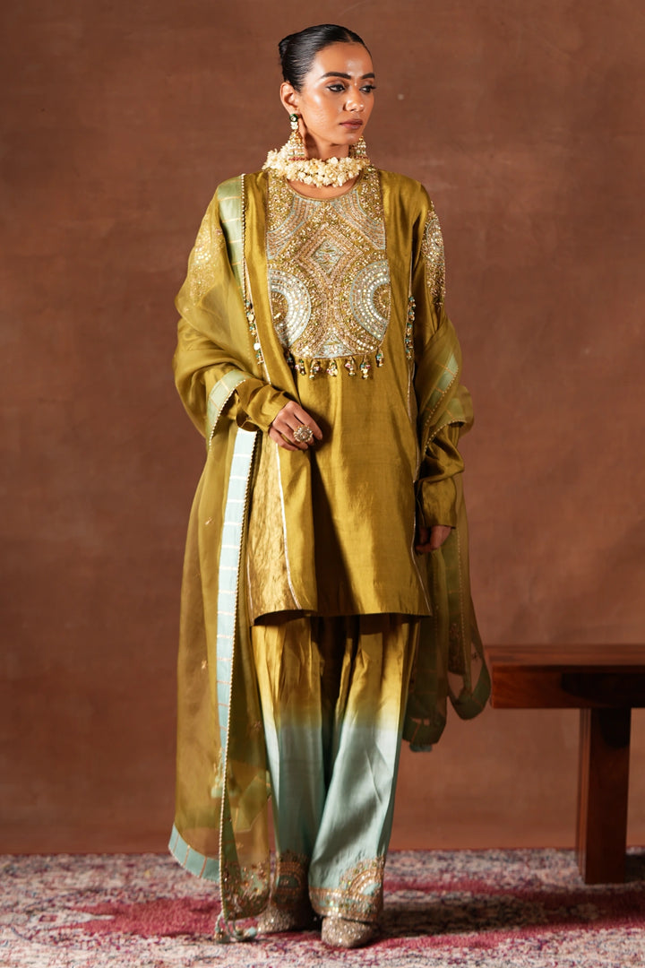 Ombre Kurta Set