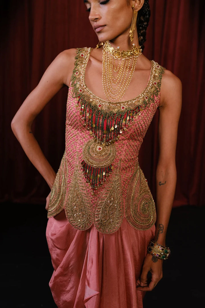 Pink Bajuband Set