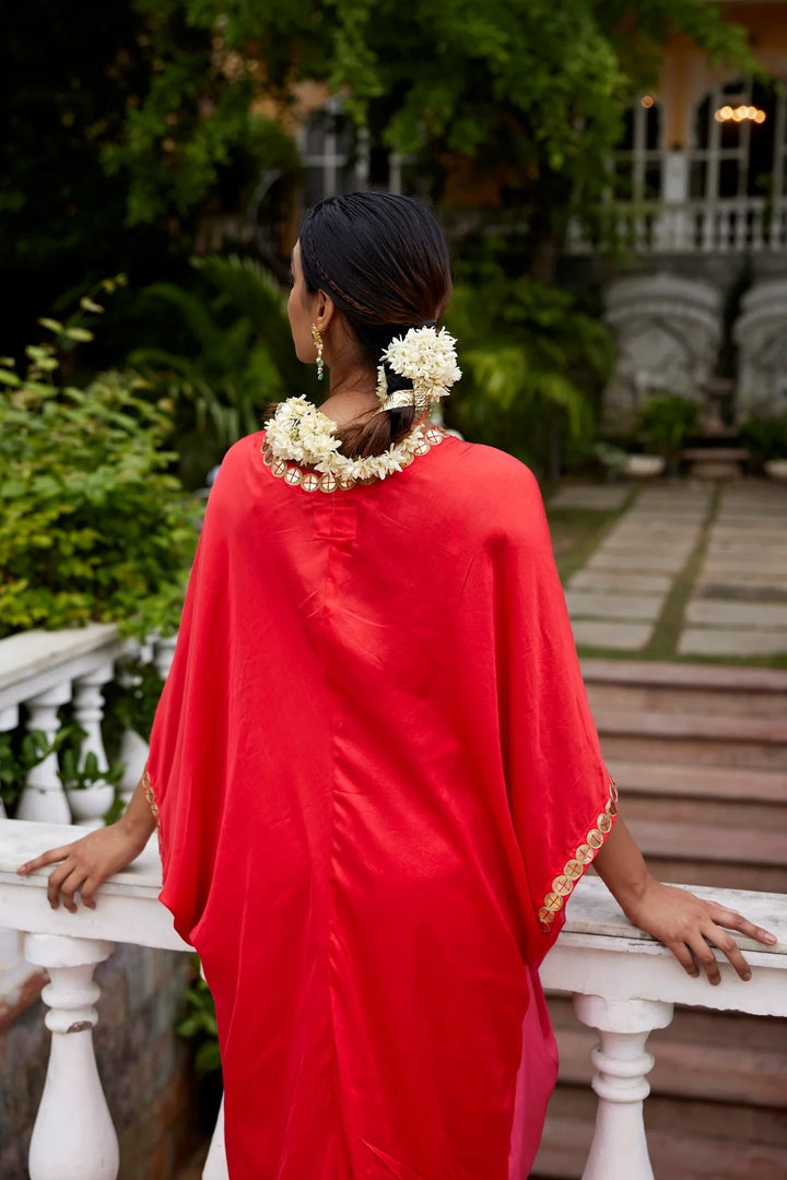 Red and pink Kaftan