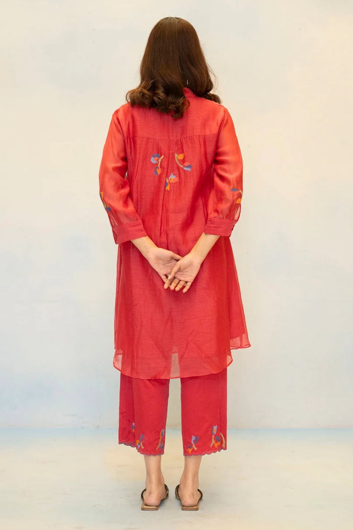 Aab Mul Chanderi Co-ord Set