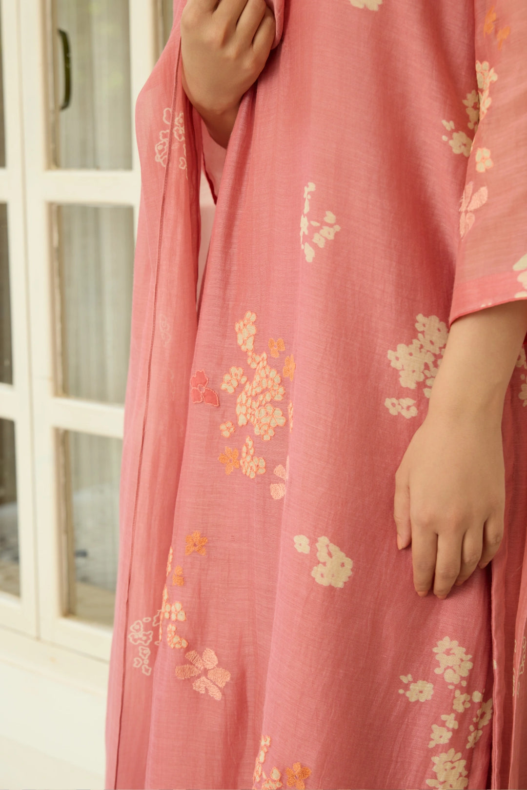 Blush Floral Kurta Set