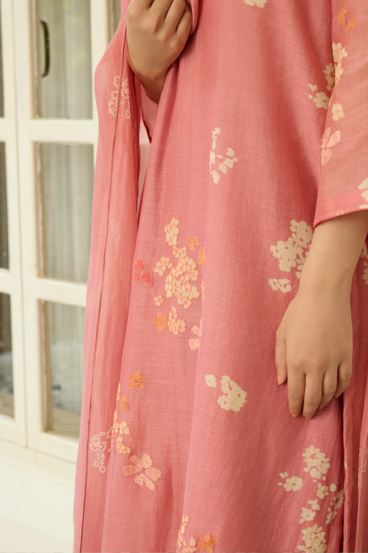 Blush Floral Kurta Set