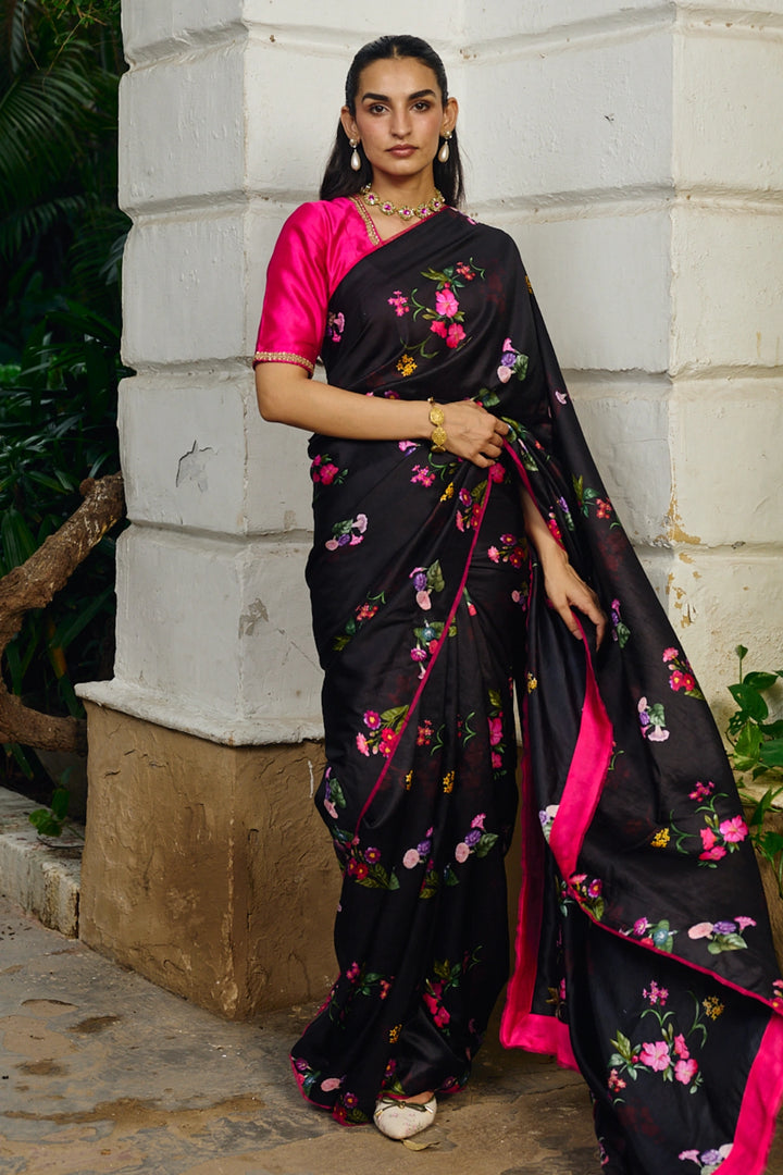 Ella Midnight Silk Saree