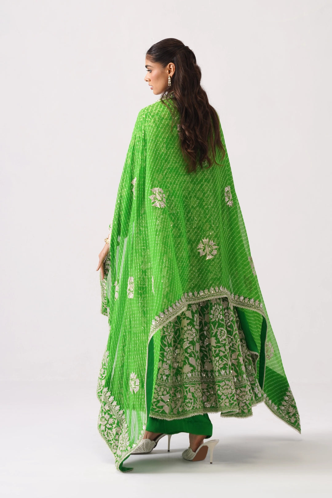 Light Green Long Kalidar Set