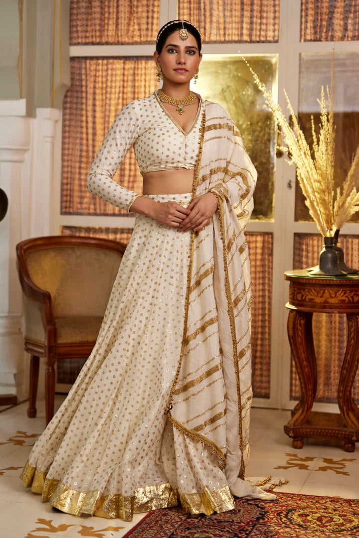 Off White Lehenga