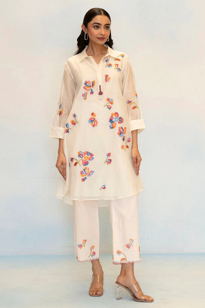 Aab Mul Chanderi Co-ord Set