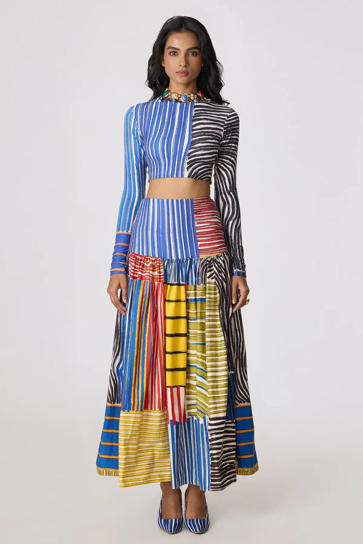 Zavi Blouse & Jasper Skirt