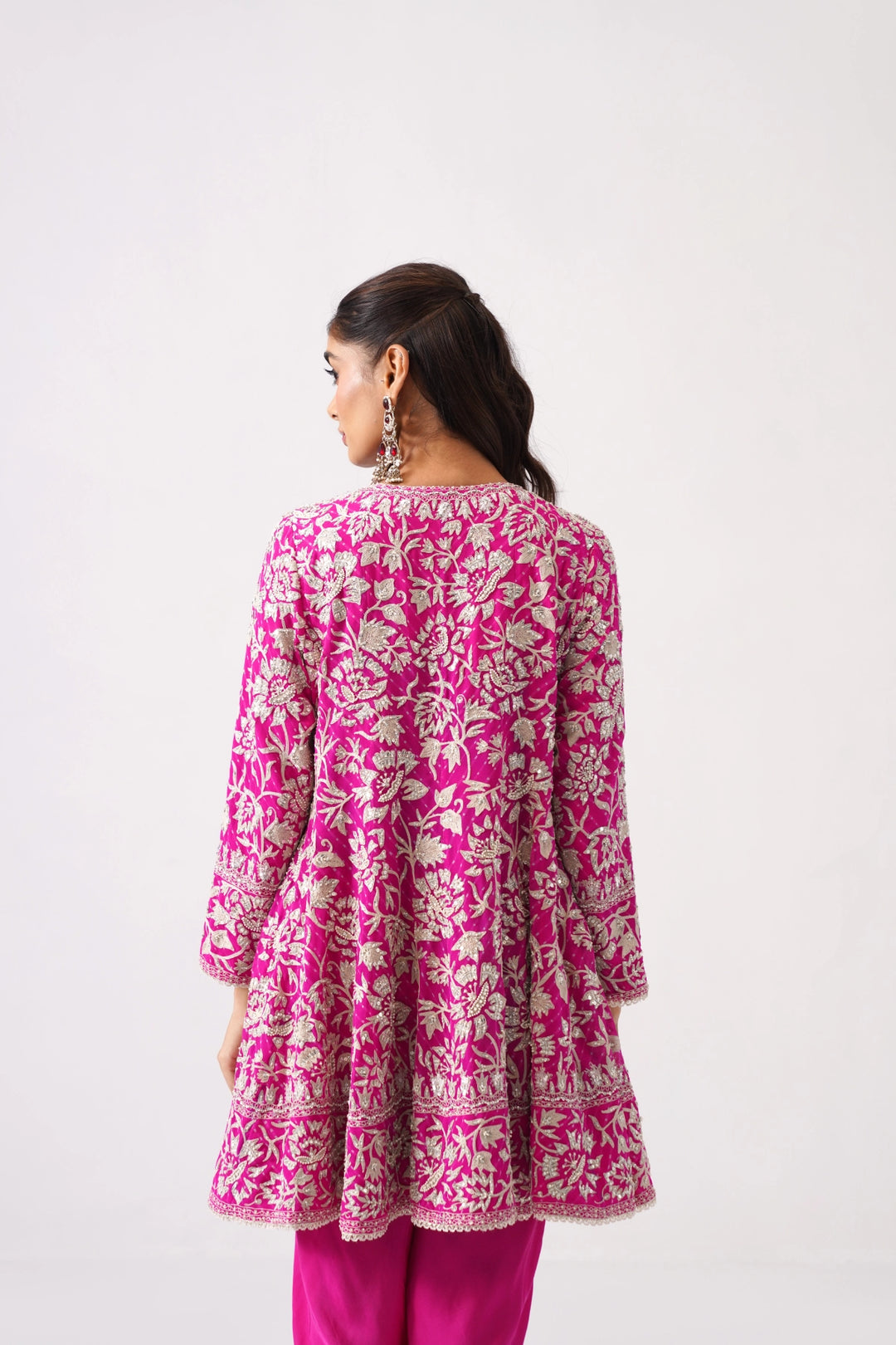 Pink Short Kalidar Set