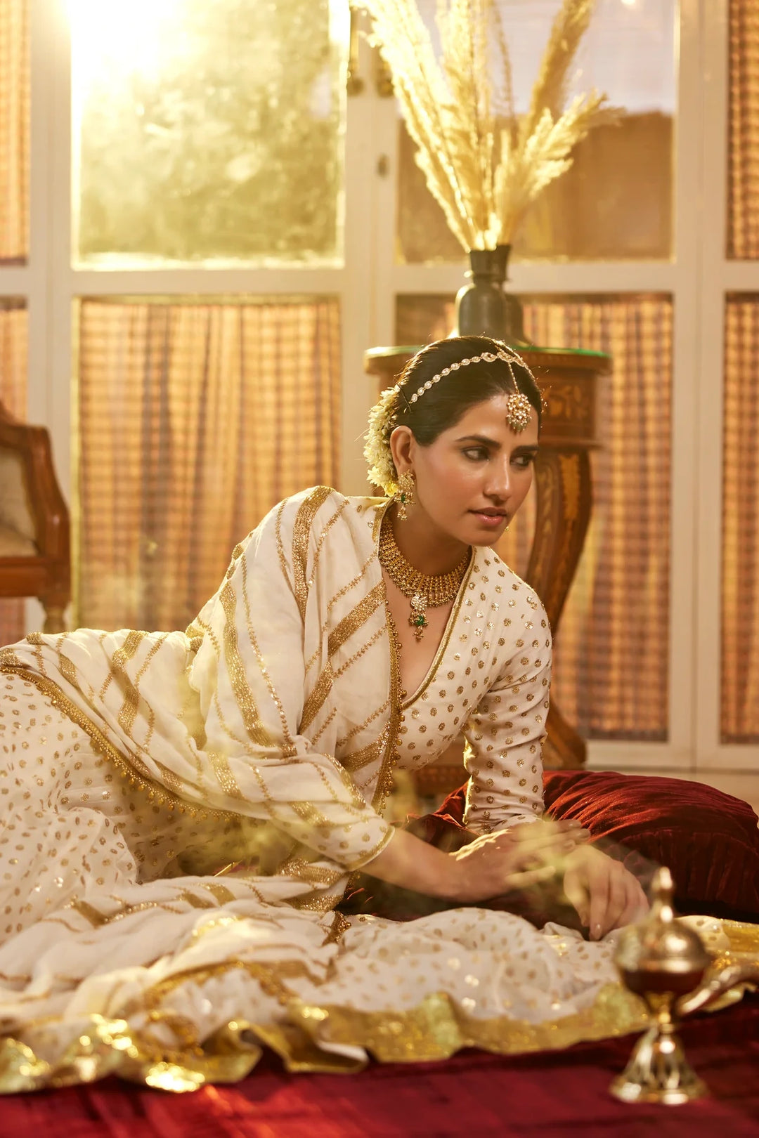 Off White Lehenga
