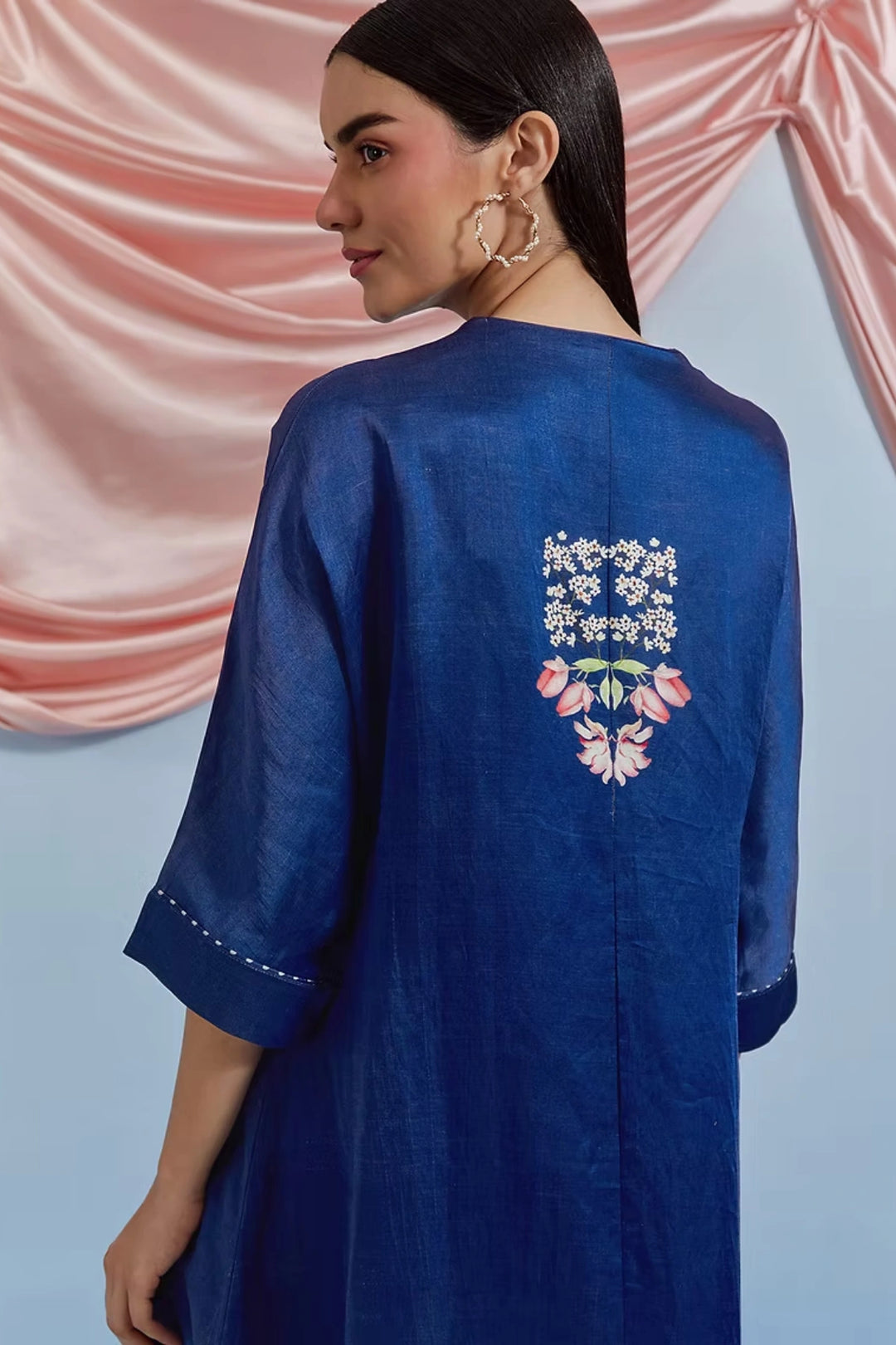 Amore Kurta Set - Airforce Blue
