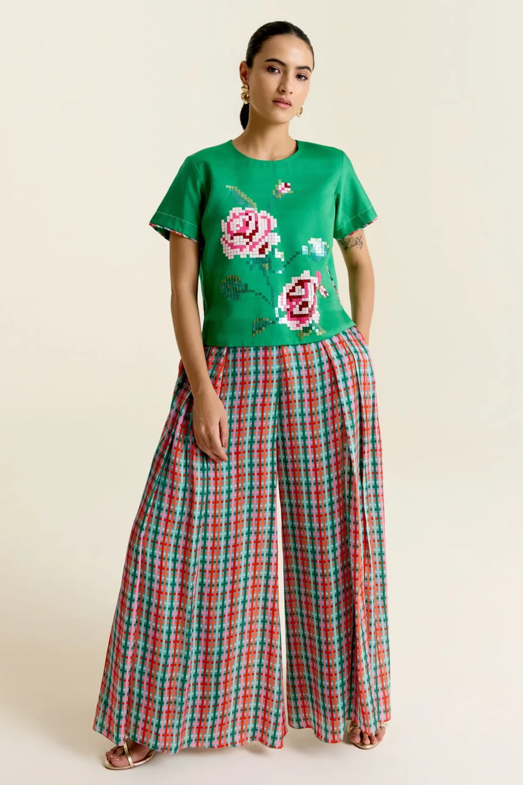 Mint Crop Top