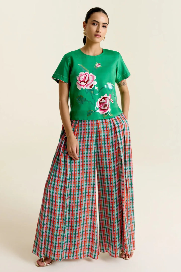 Mint Crop Top