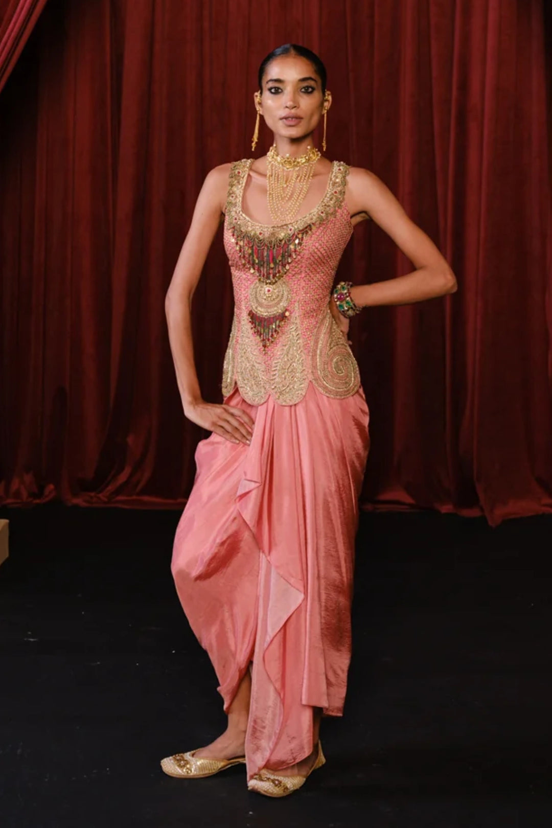 Pink Bajuband Set