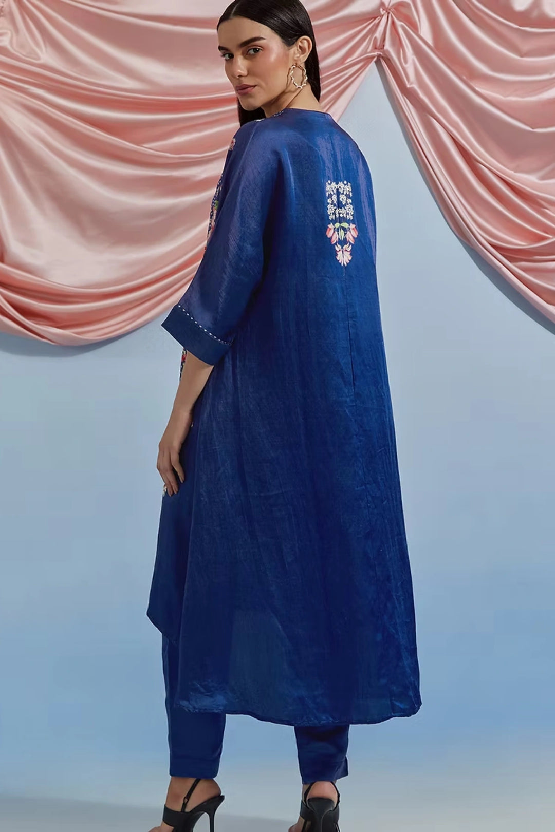 Amore Kurta Set - Airforce Blue