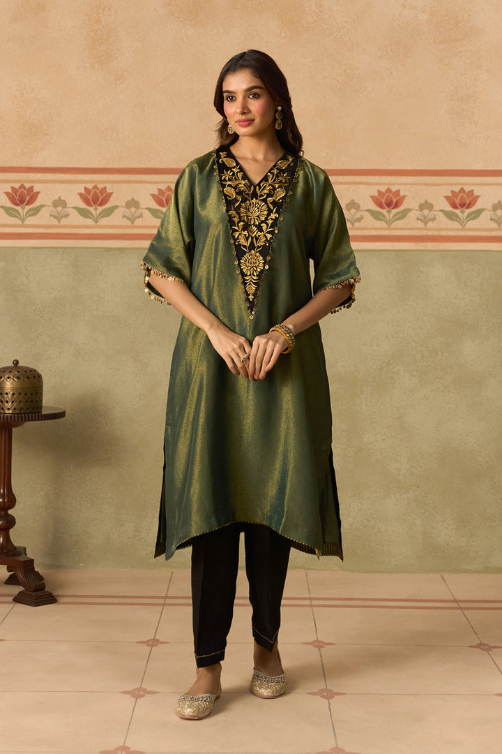Forest Green Kurta Set