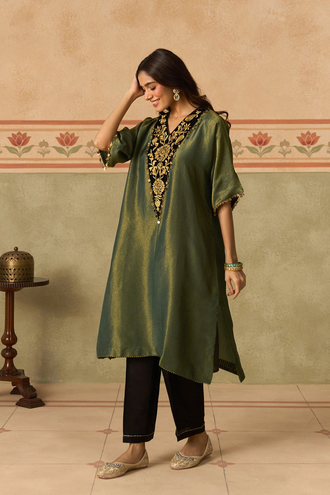 Forest Green Kurta Set