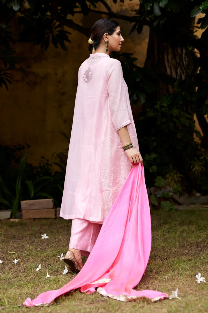 Baby Pink Kurta Set