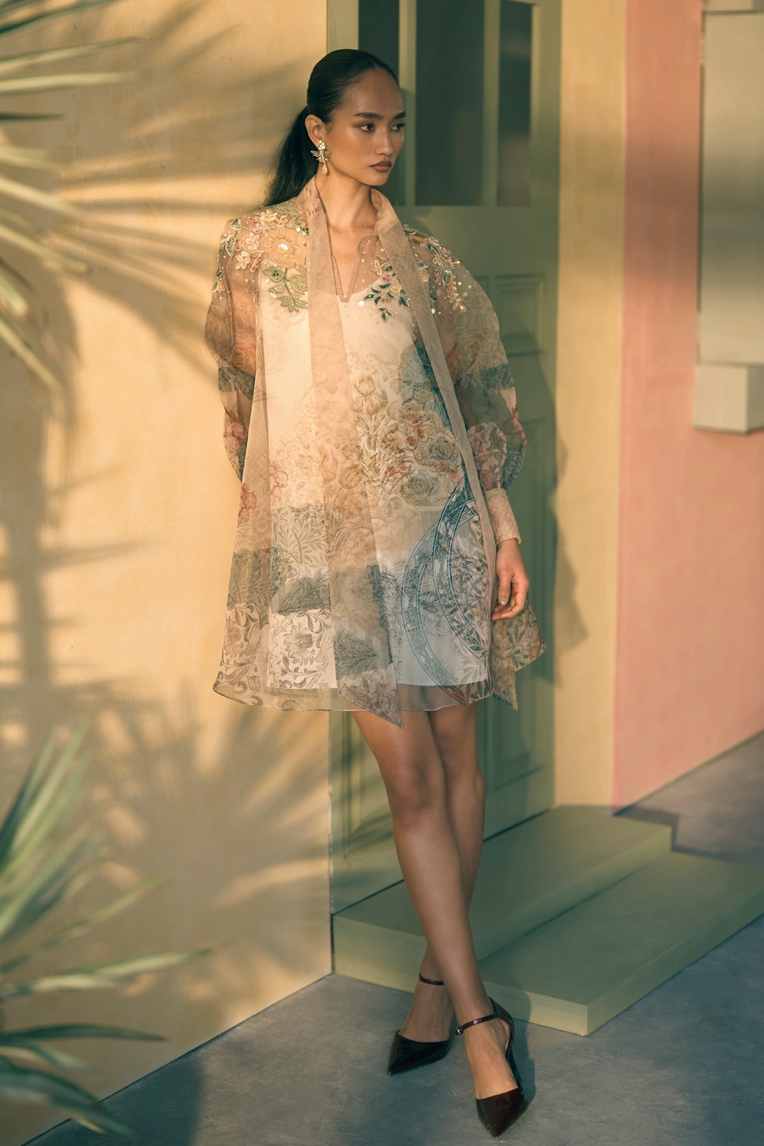 Porta Ochre Orchard Mini Dress