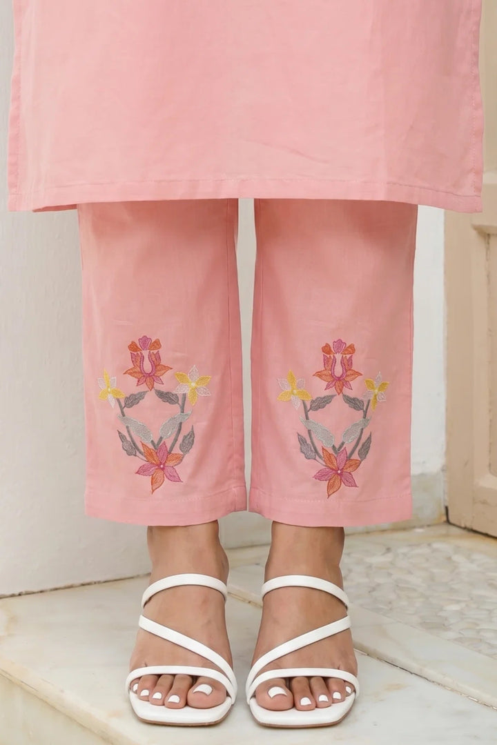 Firefly Mul Chanderi Kurta Set