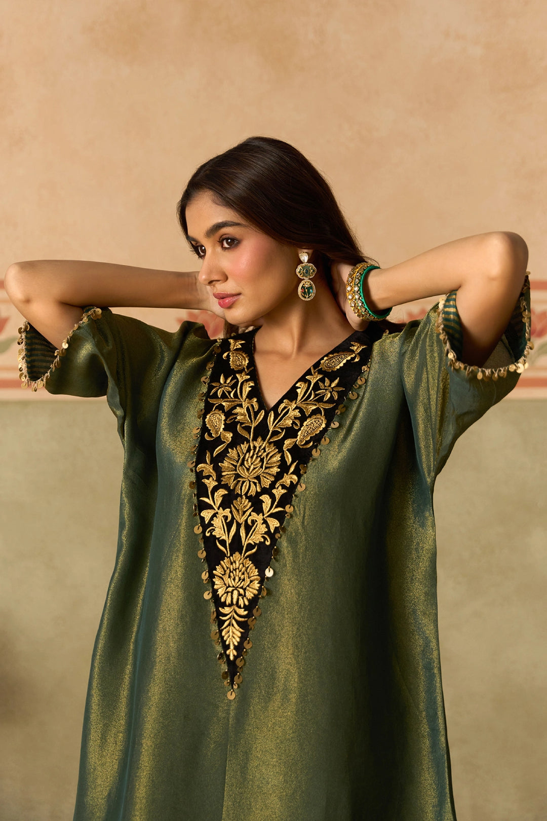 Forest Green Kurta Set