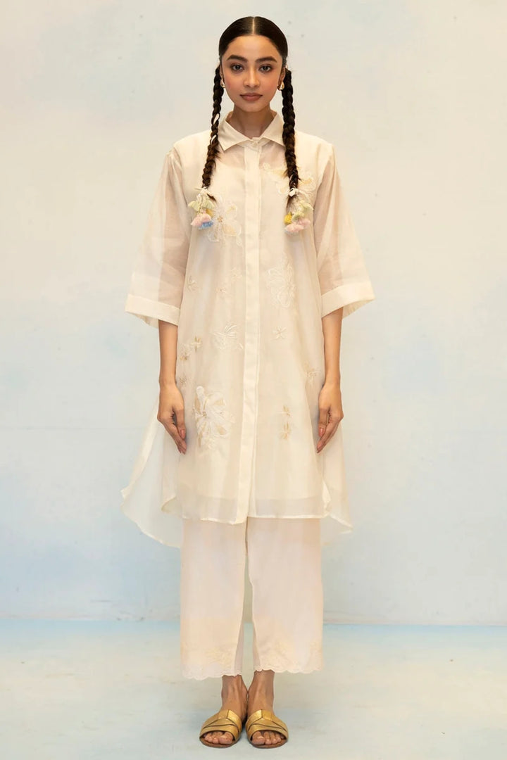 Zara Mul Chanderi Co-ord Set