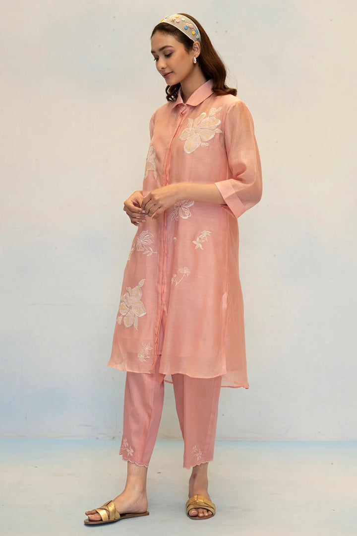 Zara Mul Chanderi Co-ord Set