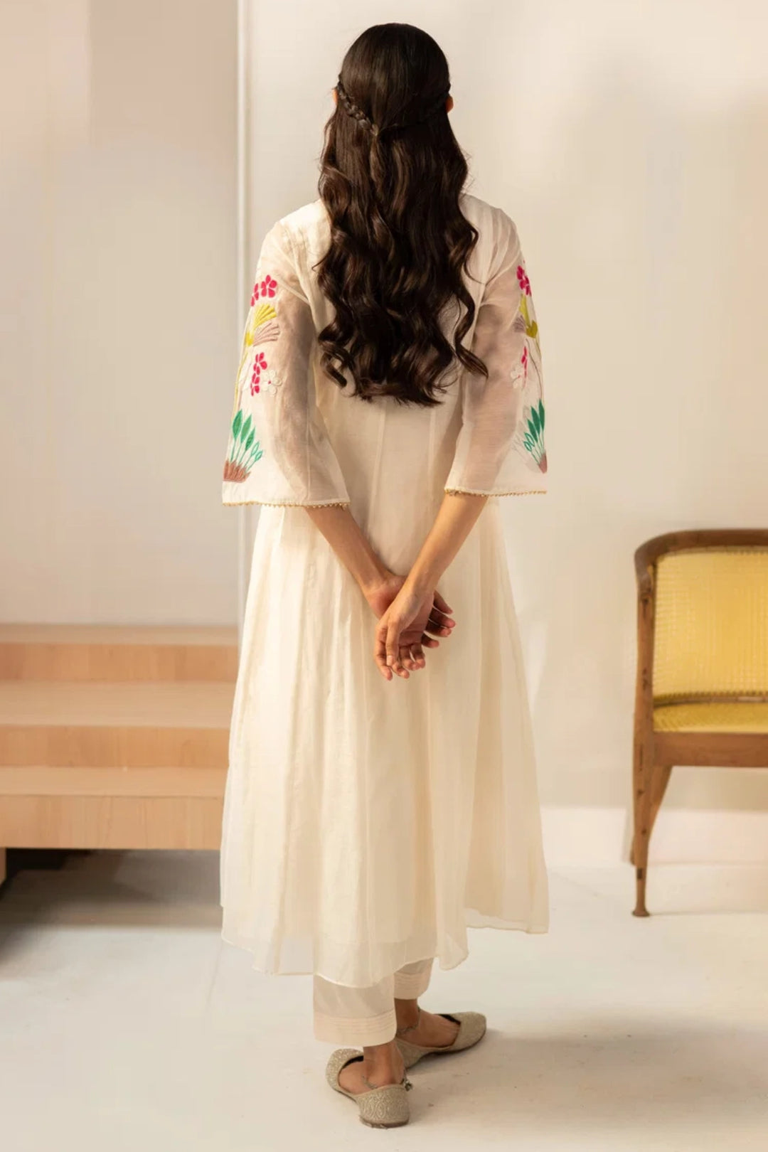Zuri Mul Chanderi Tunic Set
