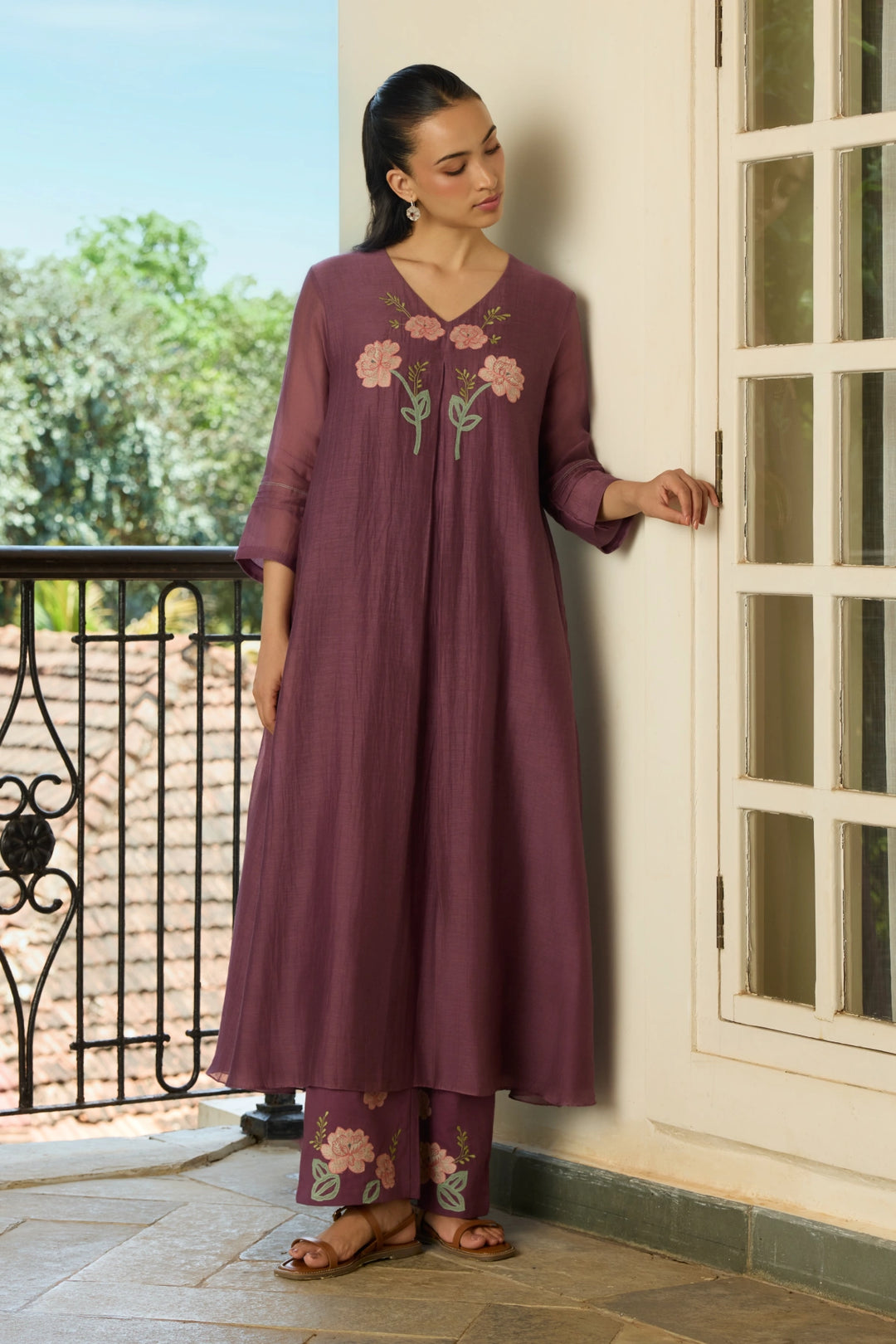 Amethyst Applique Co-ord Set