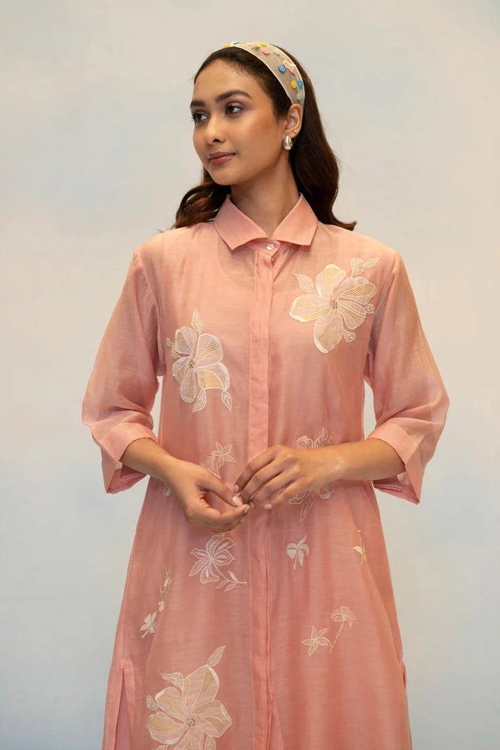Zara Mul Chanderi Co-ord Set