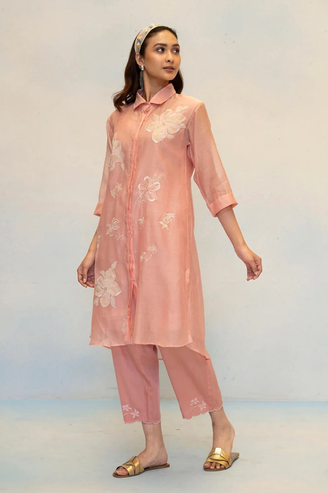 Zara Mul Chanderi Co-ord Set