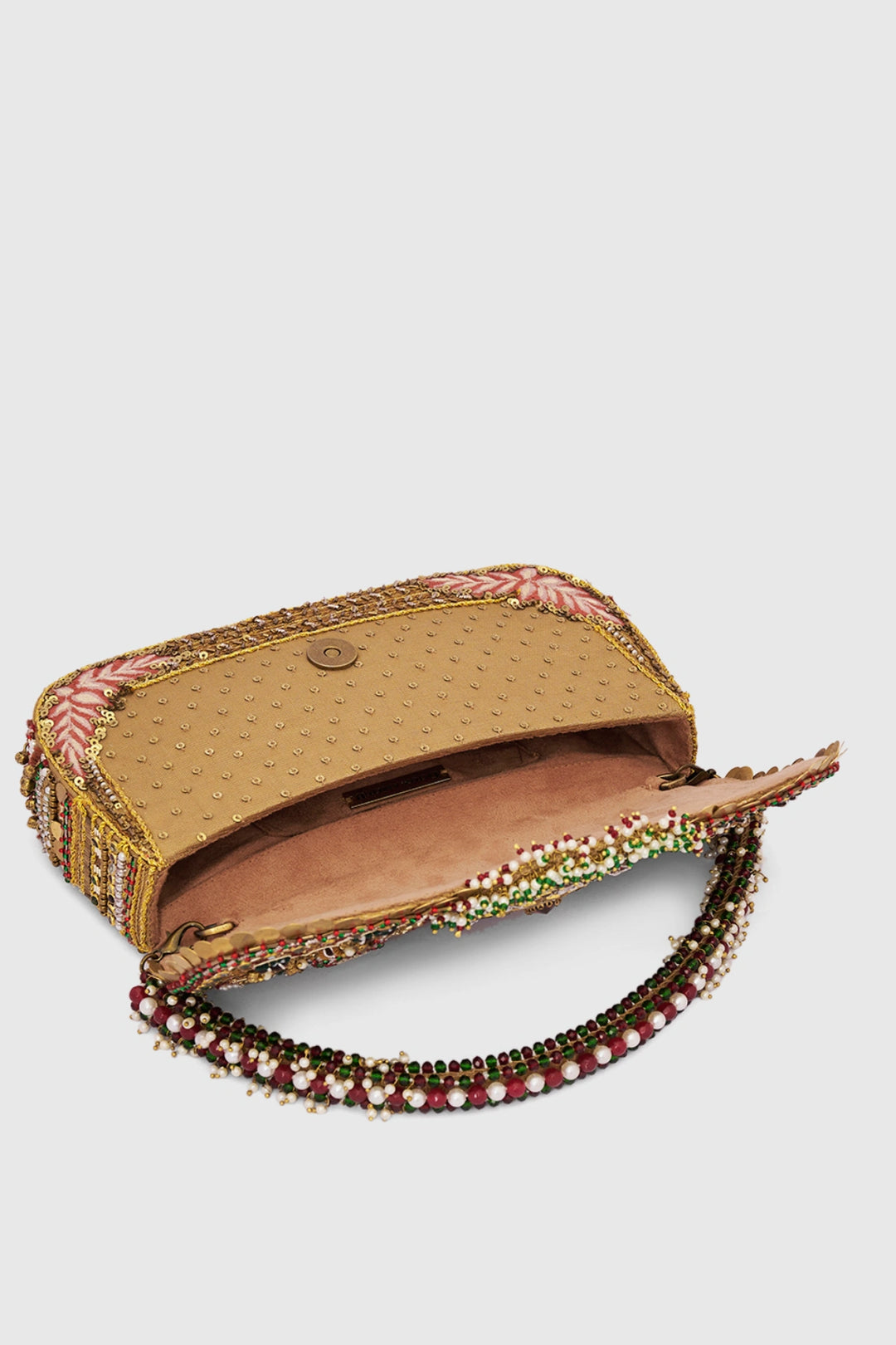 Gajah Flapover Clutch - Gold