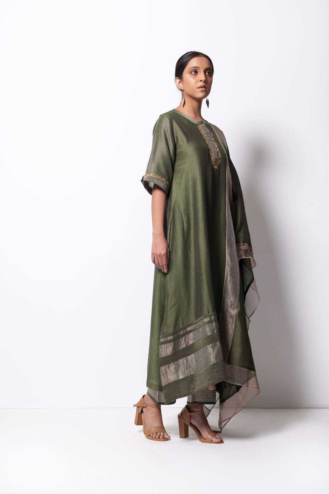 A-Line Kurta Full set