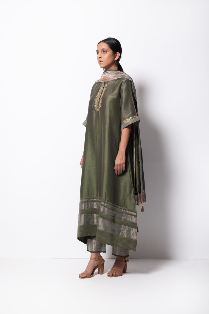 A-Line Kurta Full set