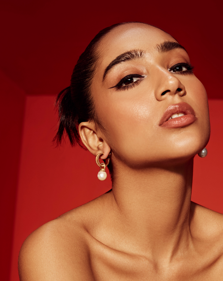 oyster baroque hoops