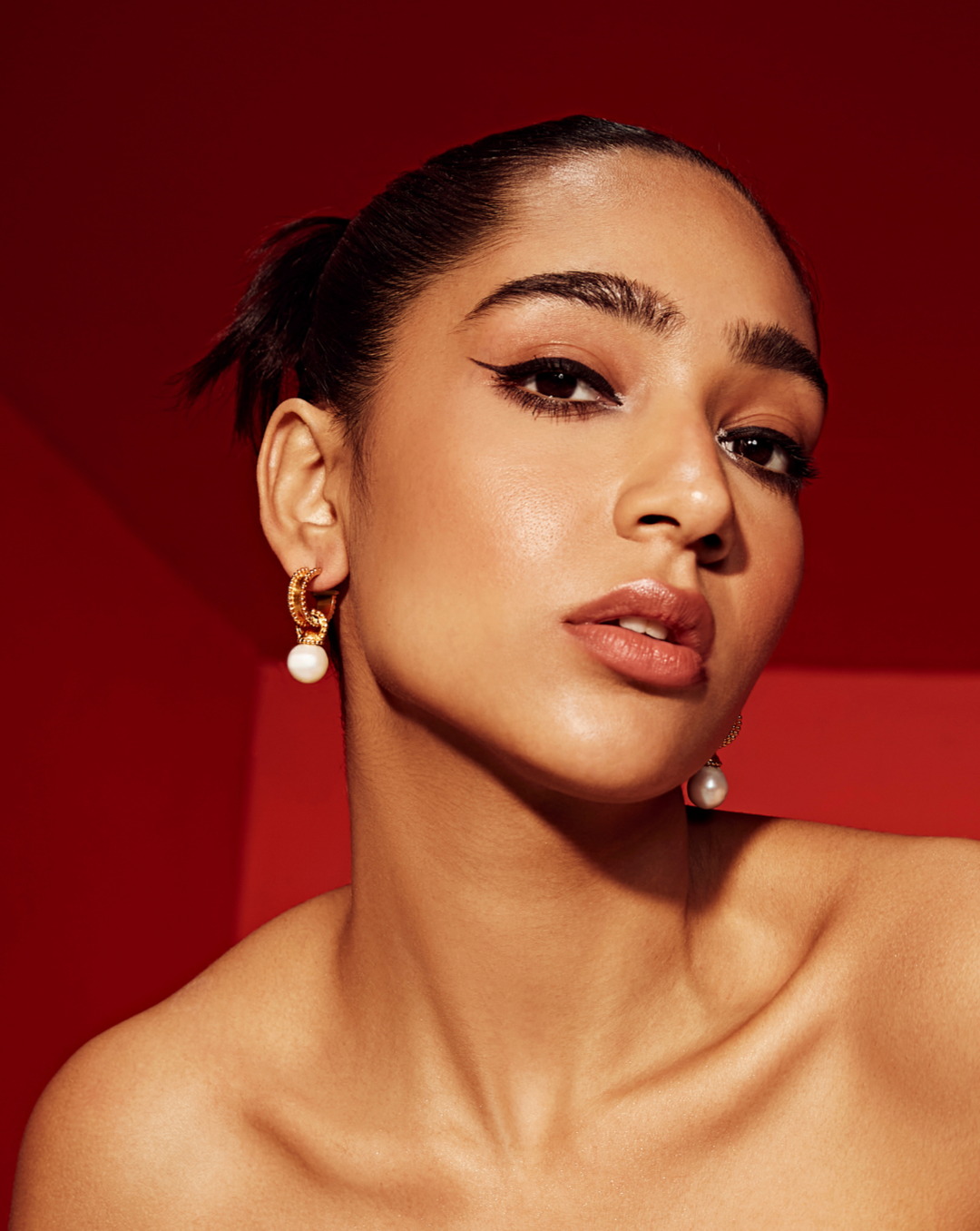 oyster baroque hoops