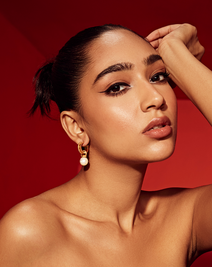 oyster baroque hoops