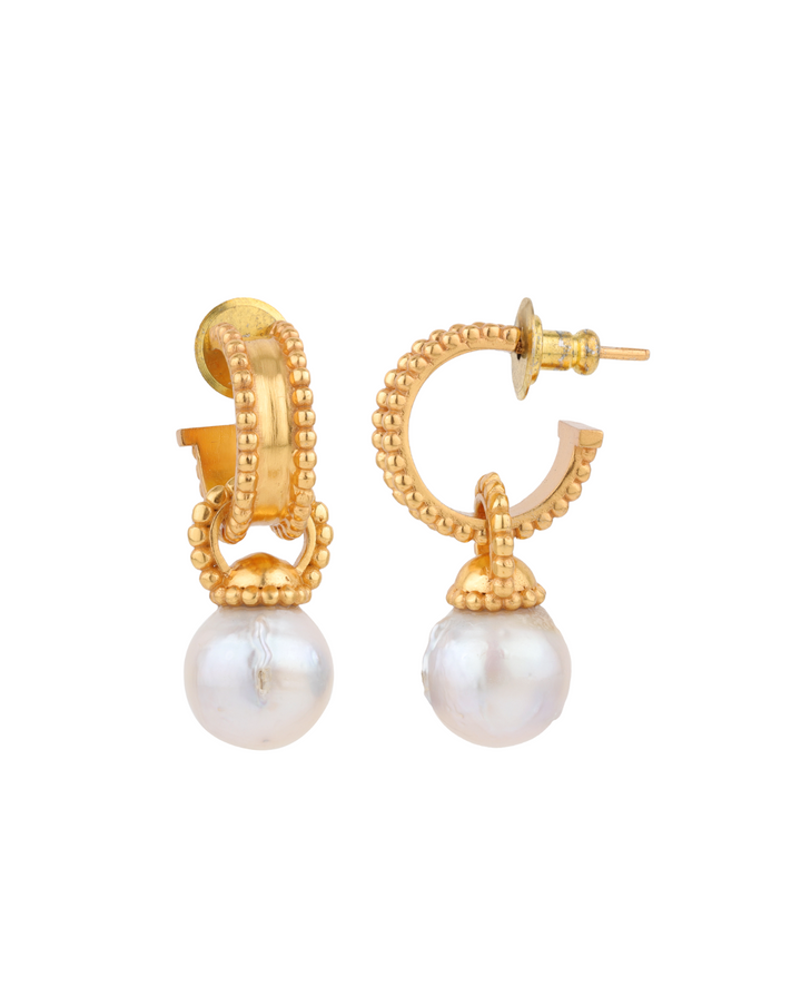 oyster baroque hoops