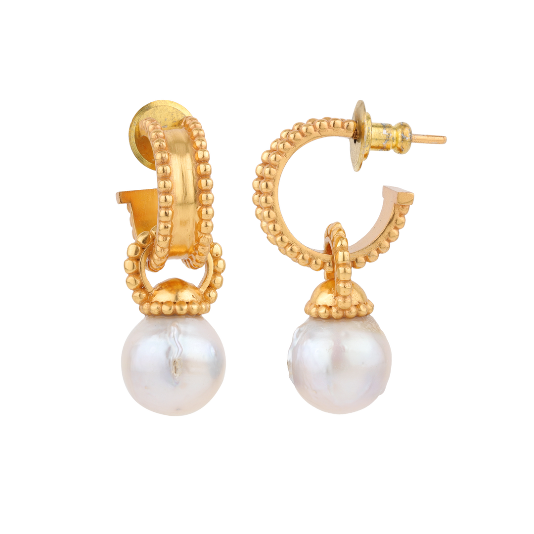 oyster baroque hoops
