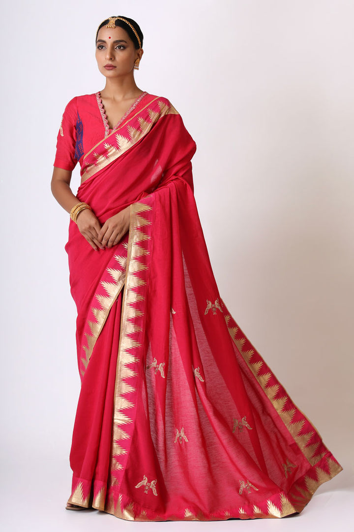 pranay mayil embroidered saree