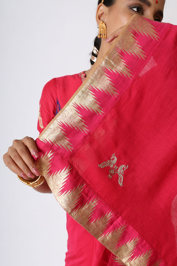 pranay mayil embroidered saree