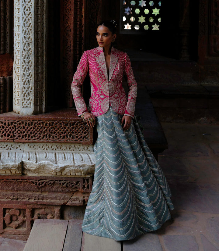 Jewel Lehenga Set with Jacket