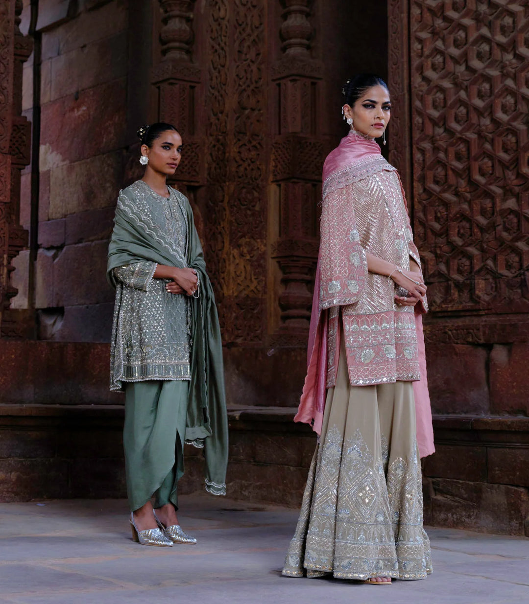 Aira Tunic with Bvlgari Dupatta & Dhoti