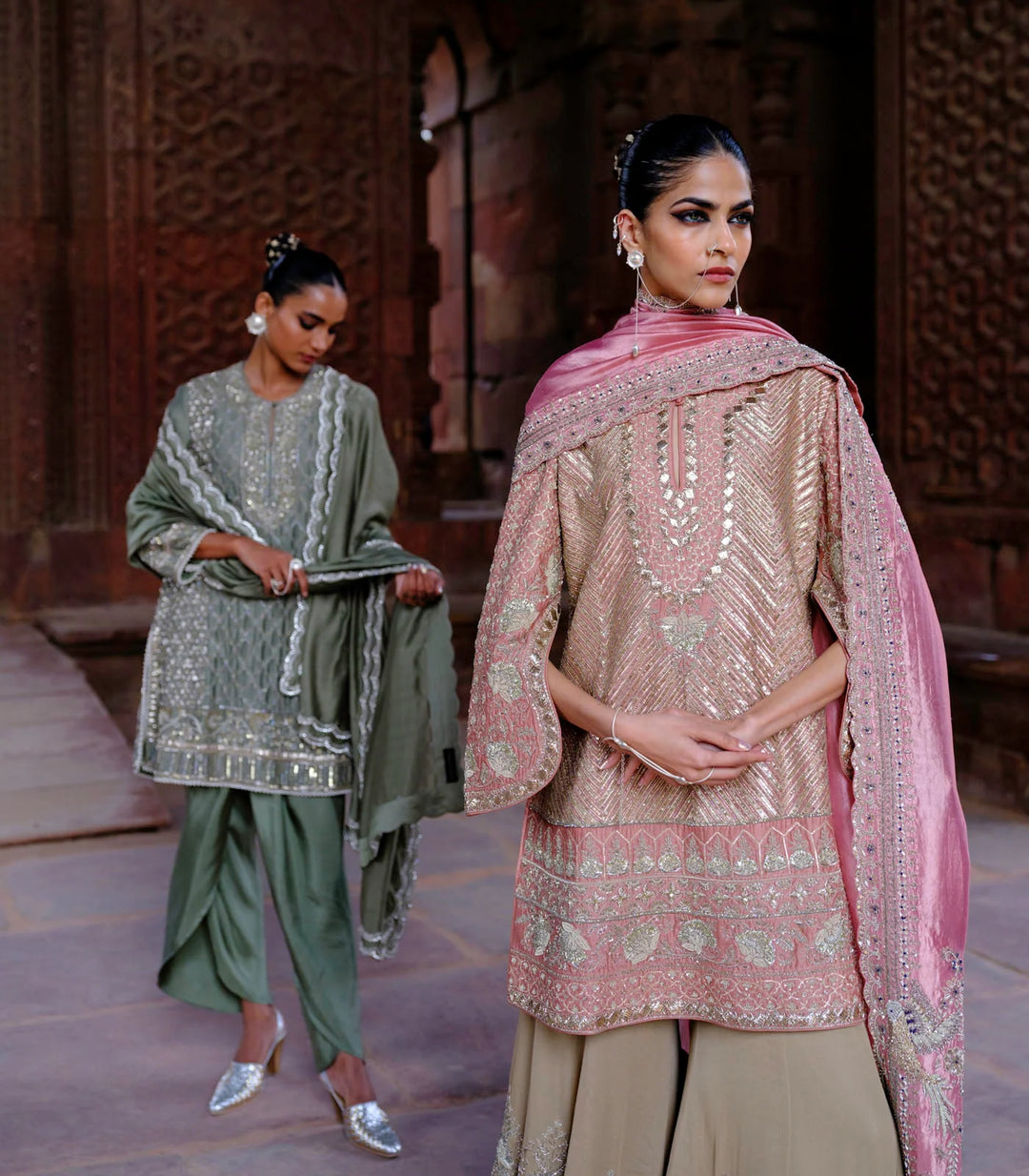Aira Tunic with Bvlgari Dupatta & Dhoti