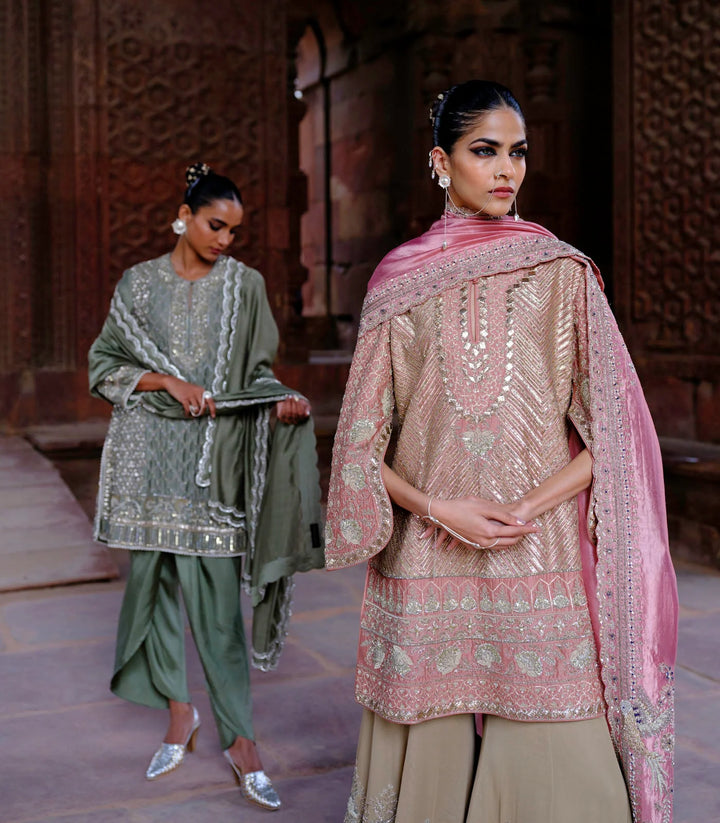 Aira Tunic with Bvlgari Dupatta & Dhoti