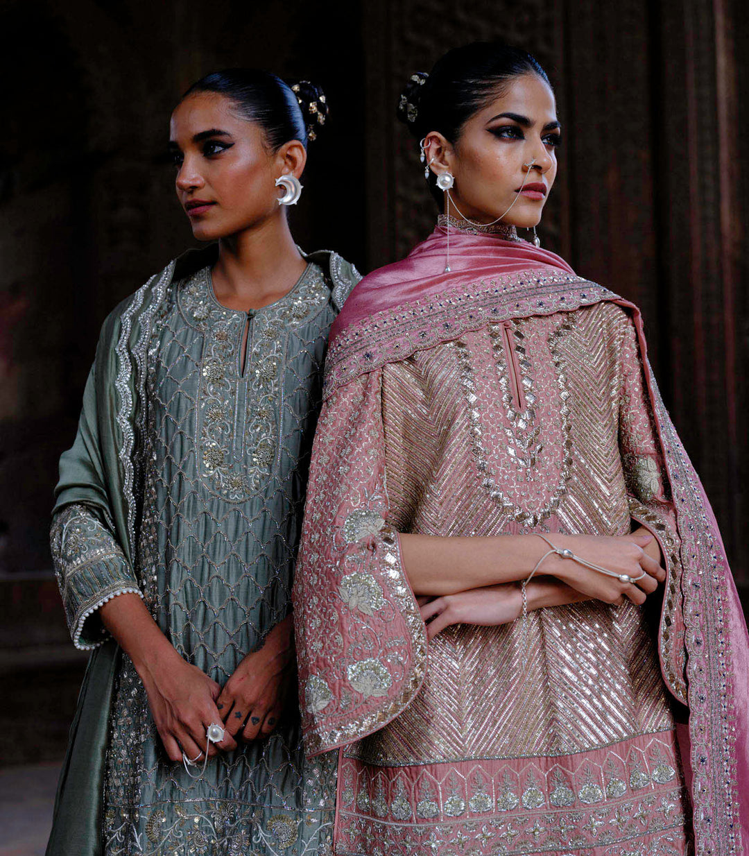 Aira Tunic with Bvlgari Dupatta & Dhoti