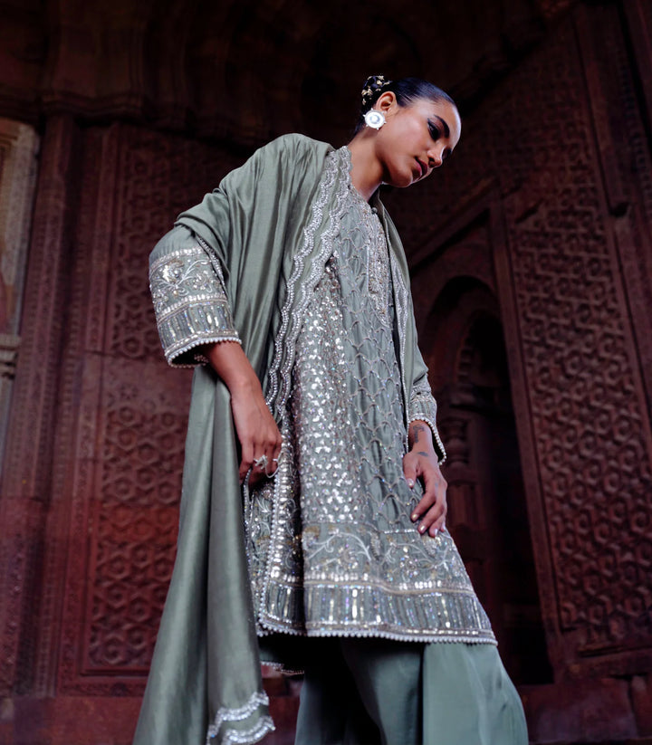 Aira Tunic with Bvlgari Dupatta & Dhoti